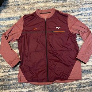 mens nike virginia tech full zip up jacket